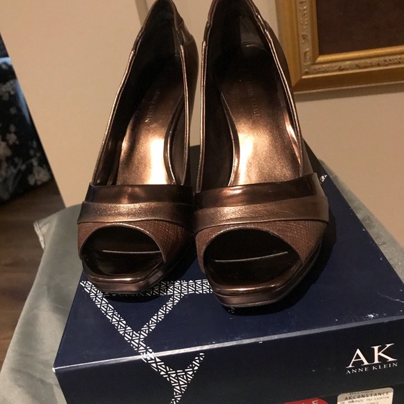 Anne Klein Constance open toed pump size 7.5 - Picture 3 of 6